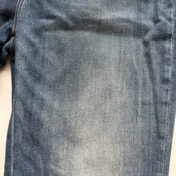 Driftwood Colette High Rise Jeans Size 29 Embroidered Cuff DW-P40373A - Picture 3 of 9